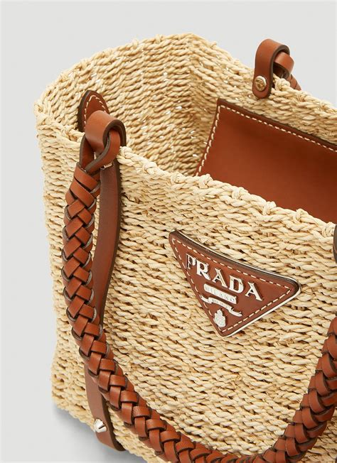 prada rafia bags|large raffia tote bag.